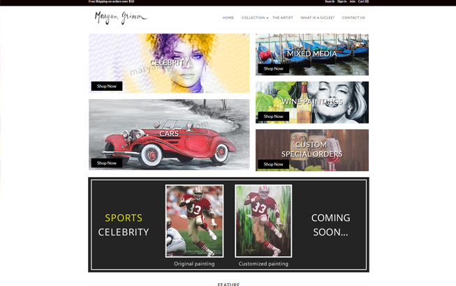 Shopify Website - Maryan Store