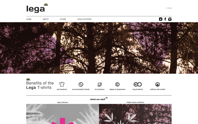 Shopify Website - Lega Store