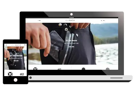 Aquanautia Shopify store development — swim clothing brand USA