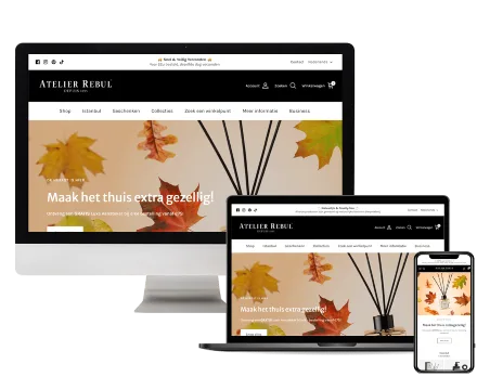 Atelierrebul Shopify theme customization — beauty and fragrance brand