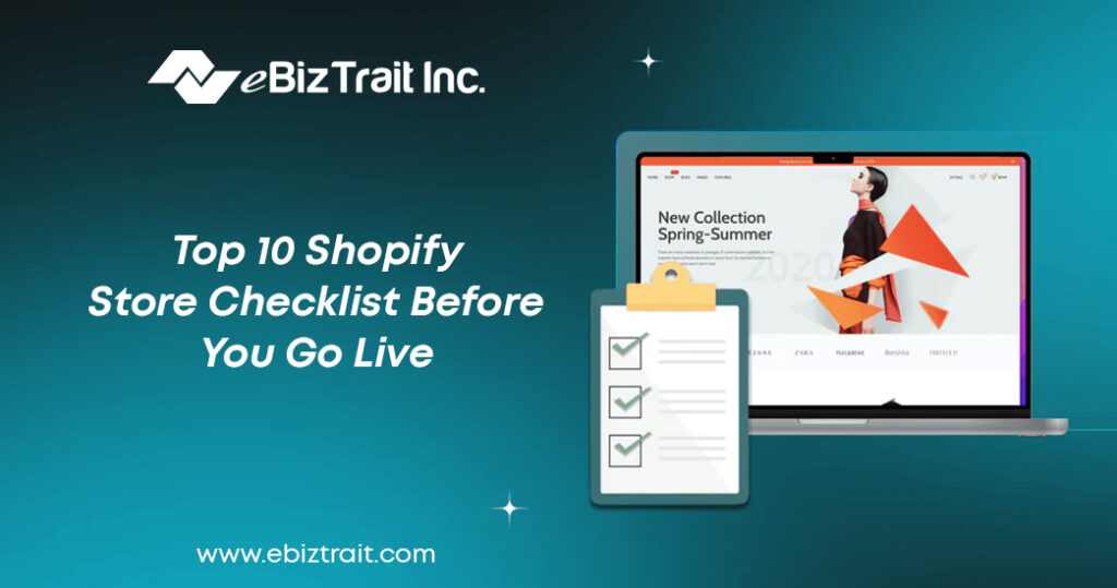 Top 10 Shopify Store Checklist Before You Go Live